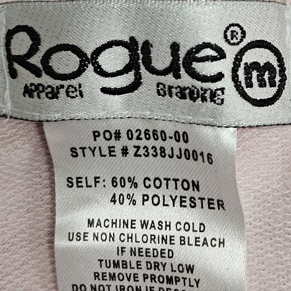 Rogue Pink zipper Jacket Woman's Size Medium in light pink. - Picture 15 of 16